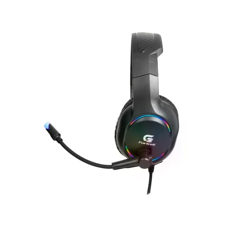 Headphone Com microfone Gamer Holt RGB Fortrek