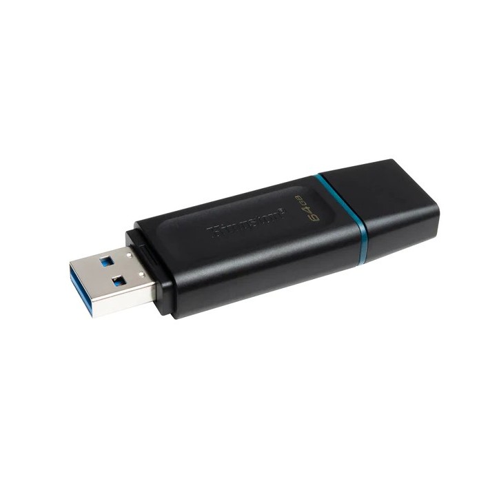 Pendrive 64GB USB-A 3.2 Preto DTX/64GB Kingston