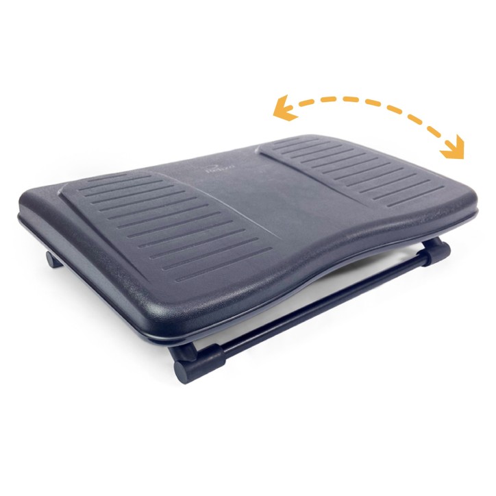 Apoio Ergonômico Para os Pés Slider PP Preto Reliza