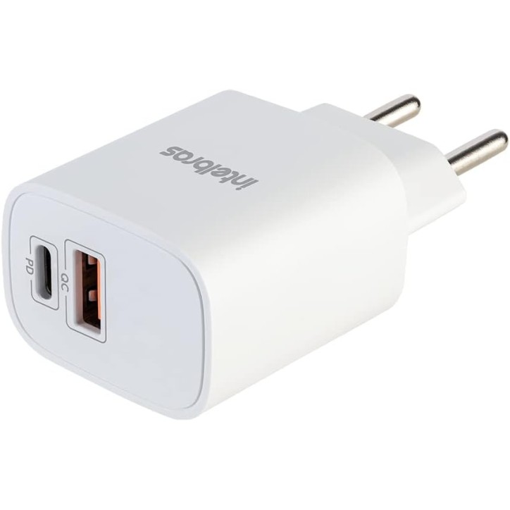 Carregador USB-A e Porta USB-C Branco EC 11 Power 20W Intelbras