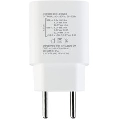 Carregador USB-A e Porta USB-C Branco EC 11 Power 20W Intelbras