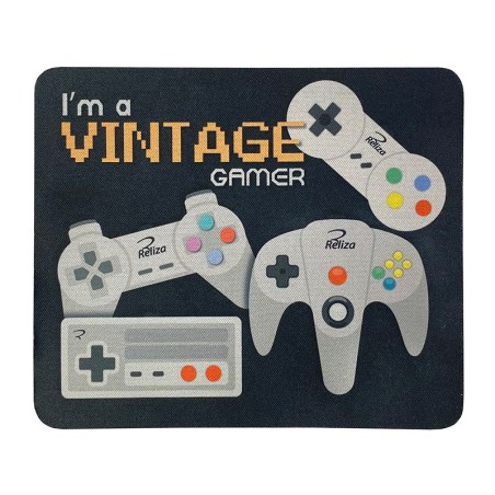 Mouse Pad Retangular Classic Vintage Gamer Reliza