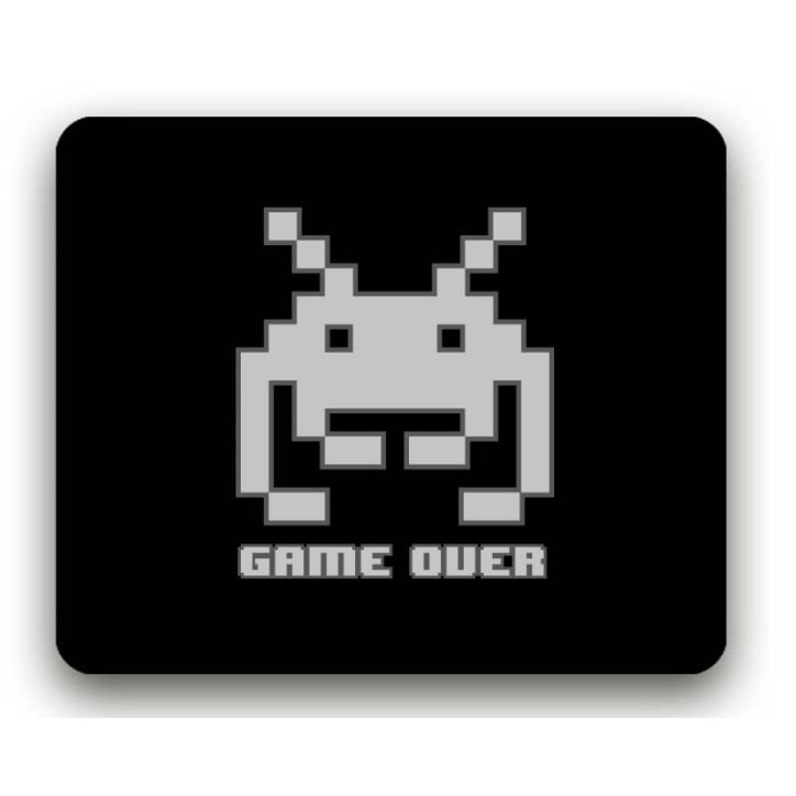 Mouse Pad Retangular Classic Game Over Reliza