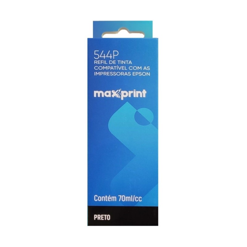 Cartucho Refil Maxprint 544 70ml T544120 Preto 61000001 (L3110/L3150)