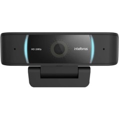 Webcam 1080p Full HD Pro Com Microfone CAM-1080p Preta Intelbras