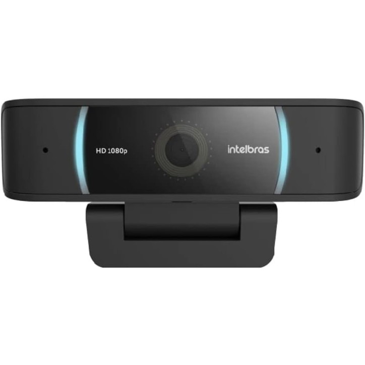 Webcam 1080p Full HD Pro Com Microfone CAM-1080p Preta Intelbras