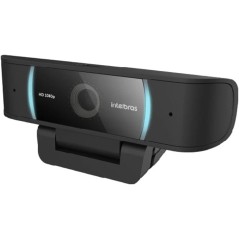 Webcam 1080p Full HD Pro Com Microfone CAM-1080p Preta Intelbras
