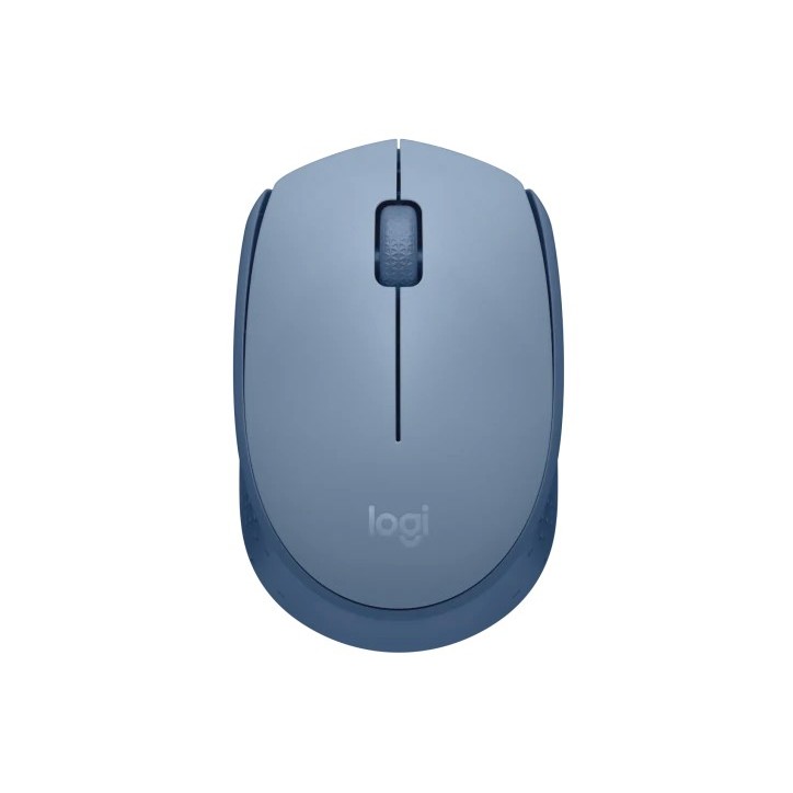 Mouse USB Optico Sem Fio Wireless Azul Claro M170 Logitech