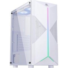 Gabinete Gamer Mid Tower HOLT RGB Branco Fortrek (Sem Fonte)