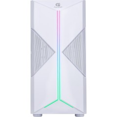 Gabinete Gamer Mid Tower HOLT RGB Branco Fortrek (Sem Fonte)