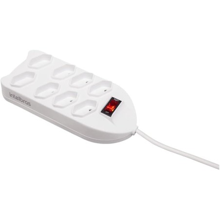 Filtro De Linha 8 Tomadas branco EPE 1008+ Intelbras