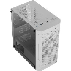 Gabinete Gamer Trinity Mini Branco Lateral Vidro S/Fonte Aerocool