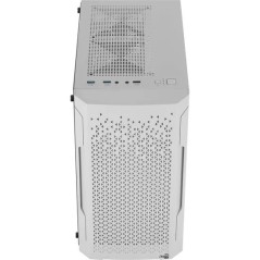 Gabinete Gamer Trinity Mini Branco Lateral Vidro S/Fonte Aerocool