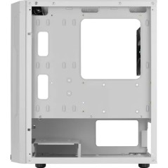 Gabinete Gamer Trinity Mini Branco Lateral Vidro S/Fonte Aerocool