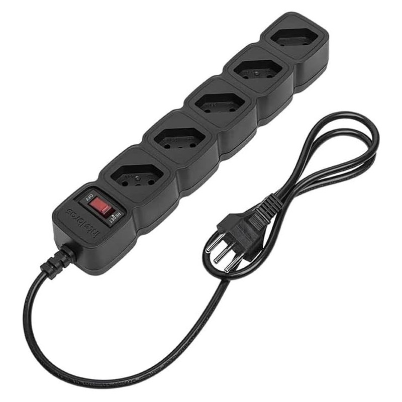 Filtro De Linha 5 Tomadas 1m Preto EPE 205 Intelbras