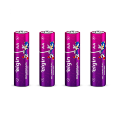 Pilha Recarregável AA 2500mah BC02 (4 UN) Elgin