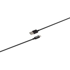 Cabo USB Tipo A X Tipo C Para Smartphone (1,2m) PVC Preto EUAC 12PP Intelbras
