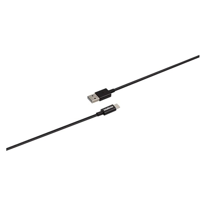 Cabo USB Tipo A X Tipo C Para Smartphone (1,2m) PVC Preto EUAC 12PP Intelbras