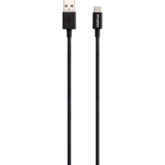 Cabo USB Tipo A X Tipo C Para Smartphone (1,2m) PVC Preto EUAC 12PP Intelbras
