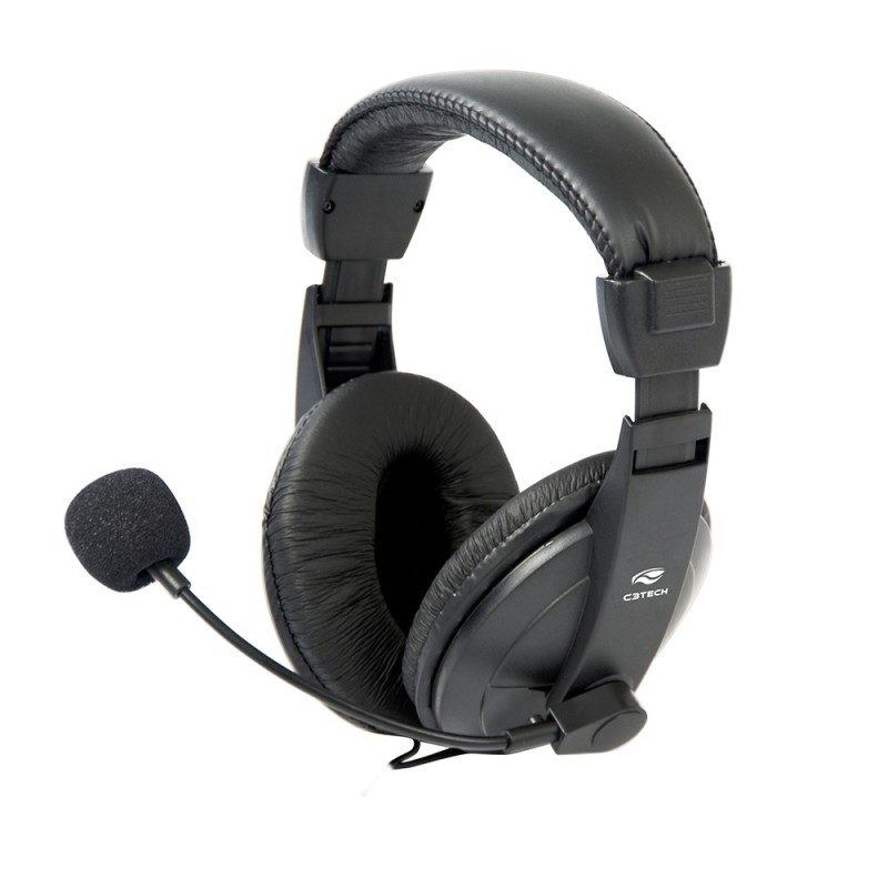 Headfone Com Microfone Preto Comfort PH-60BK C3 Tech