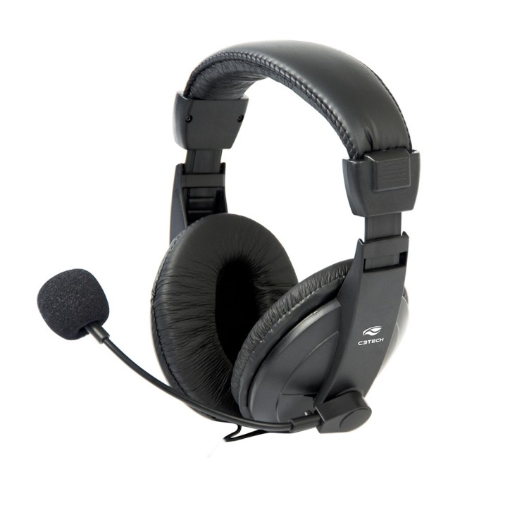 Headfone Com Microfone Preto Comfort PH-60BK C3 Tech