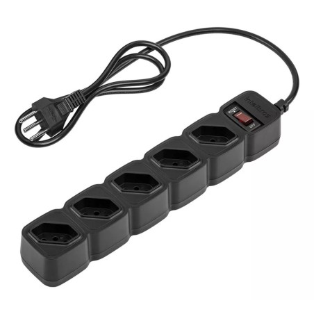Filtro De Linha 5 Tomadas 3m Preto EPE 205 + Intelbras