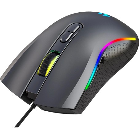 Mouse USB Optico HAWK Gamer 7200 DPI Preto Fortrek