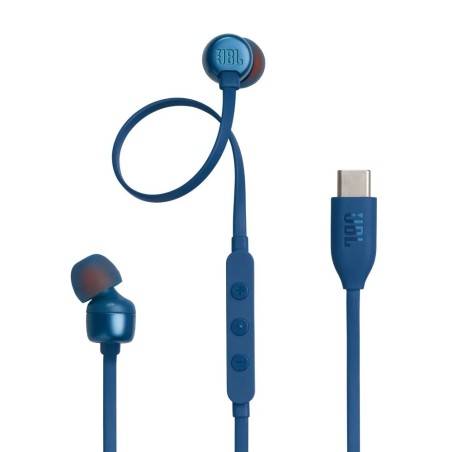 Fone De Ouvido USB-C Com Microfone T310C Azul JBL