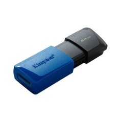 Pendrive 64GB USB-A 3.2 DataTraveler Exodia Preto e Azul Kingston