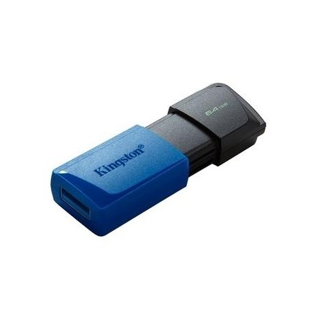Pendrive 64GB USB-A 3.2 DataTraveler Exodia Preto e Azul Kingston