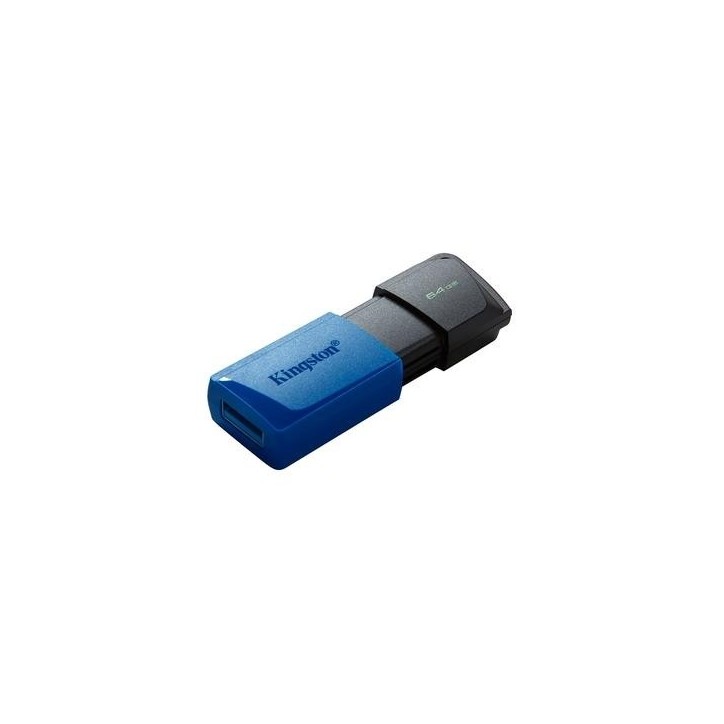 Pendrive 64GB USB-A 3.2 DataTraveler Exodia Preto e Azul Kingston