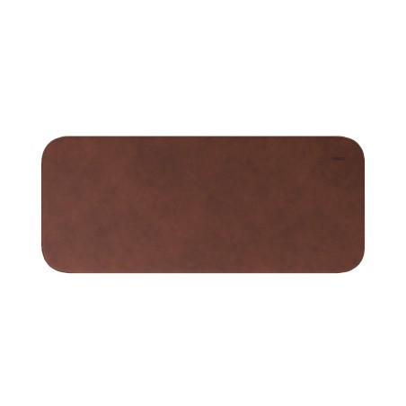 Mouse Pad Retangular de Couro Grande (30 x70) Marrom Reliza