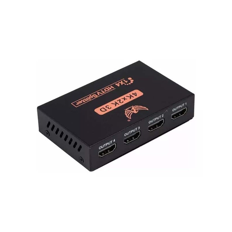Distribuidor HDMI Splitter 4k 1x4 Conexões 4643(br cabo)