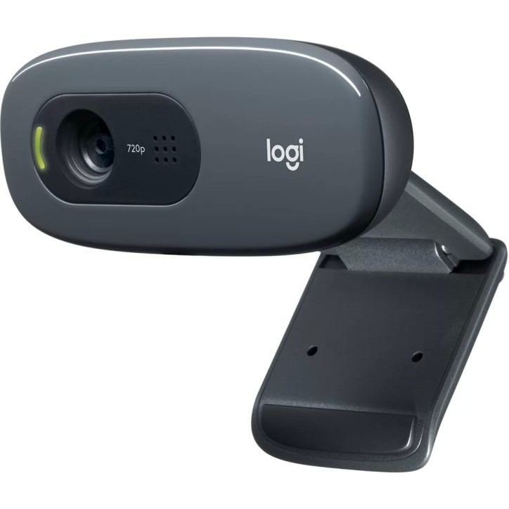 Webcam 720P Com Microfone Preto C270 Logitech