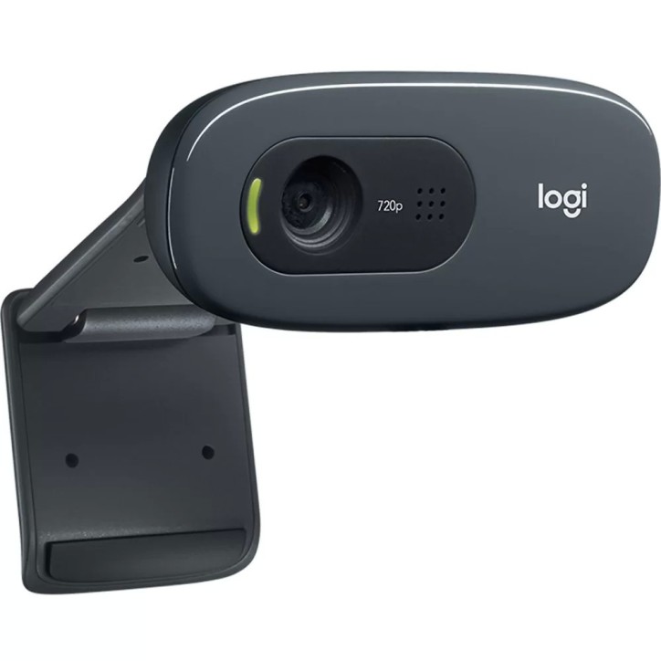 Webcam 720P Com Microfone Preto C270 Logitech