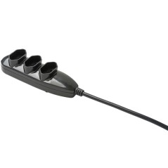 Extensão Elétrica 3 Tomadas 3 Pinos 10a 5m Ext 3005 Preta Intelbras