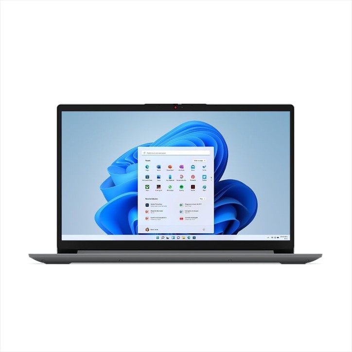 Notebook Lenovo Ideapad 1i Cloud Grey  - Core i3 1215U 8GB DDR4 256GB SSD 15.6" LED W11 HOME