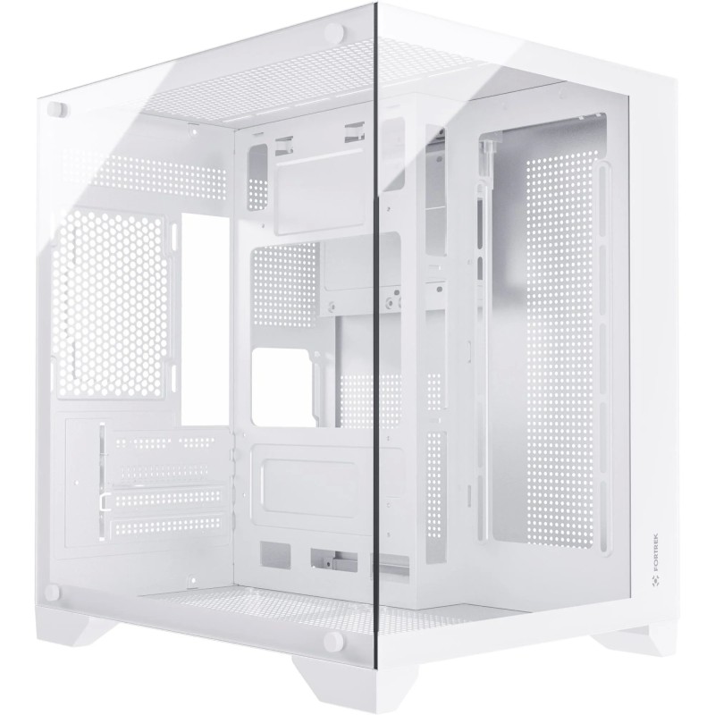Gabinete Gamer Aquarius Clarity Branco Fortrek (Sem Fonte)