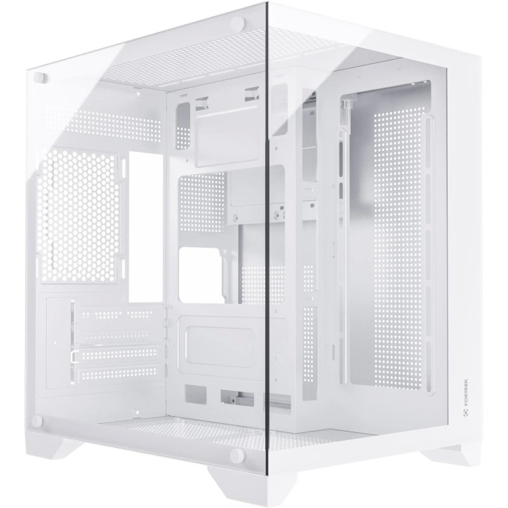 Gabinete Gamer Aquarius Clarity Branco Fortrek (Sem Fonte)