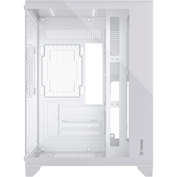 Gabinete Gamer Aquarius Clarity Branco Fortrek (Sem Fonte)