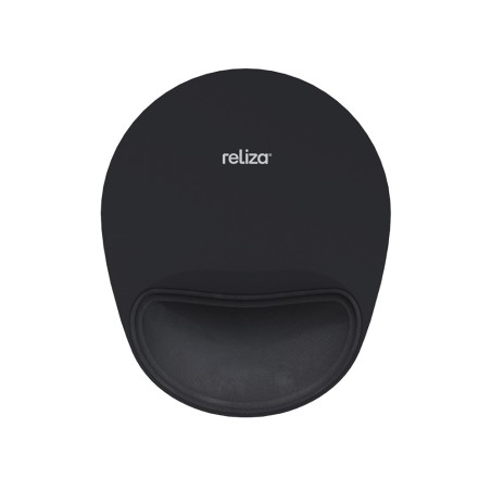 Mouse Pad Com Apoio Comfort Preto Reliza