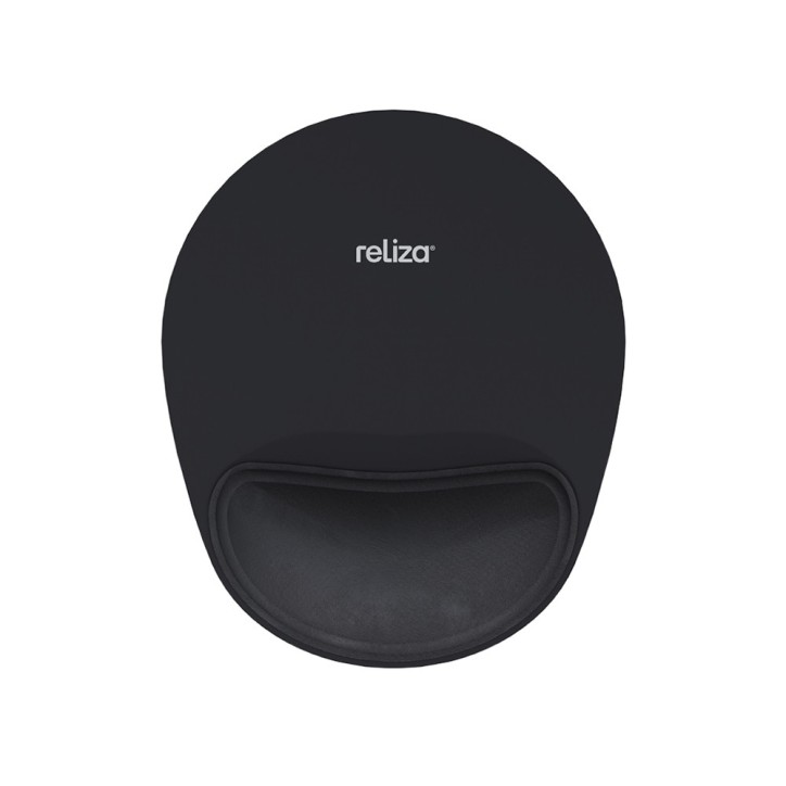 Mouse Pad Com Apoio Comfort Preto Reliza