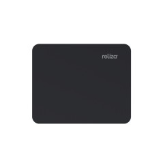 Mouse Pad Retangular Preto Reliza
