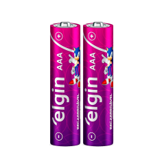 Pilha Recarregável AAA 900mah Mah (2 Un) Elgin