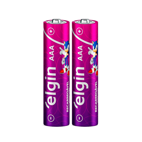 Pilha Recarregável AAA 900mah Mah (2 Un) Elgin