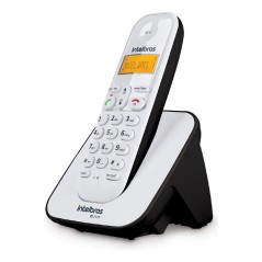 Telefone Sem Fio C/ Identificador de Chamadas TS 3110 Branco e Preto Intelbras