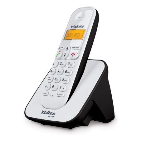 Telefone Sem Fio C/ Identificador de Chamadas TS 3110 Branco e Preto Intelbras