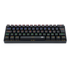 Teclado Mecânico Gamer Lakshmi RGB Switch Rainbow RED Preto K606 Redragon