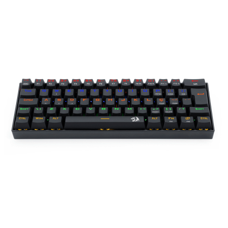Teclado Mecânico Gamer Lakshmi RGB Switch Rainbow RED Preto K606 Redragon