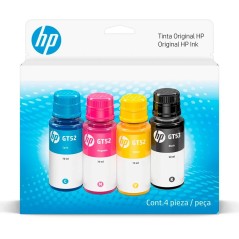 Kit Cartucho Refil HP GT52/GT53 com 4 Cores (GT 5800)